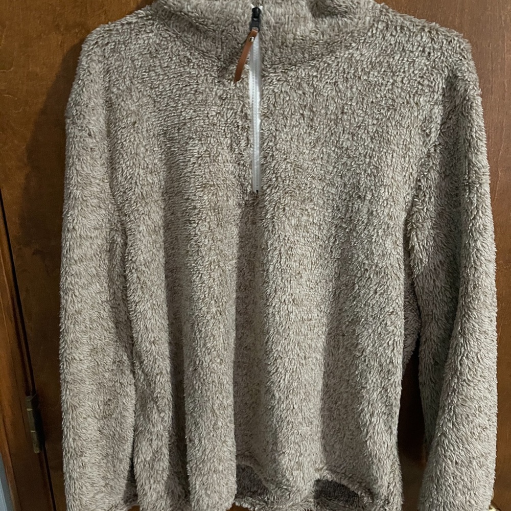 Chicyea Men's Sherpa Pullover 1/4 Zip - NEW